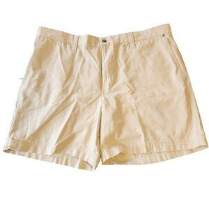 Columbia Shorts Beige Pockets Outdoors Hiking Chino Mens 42 Waist 8 Inseam EUC
